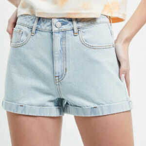 Pacsun Mom shorts high waist denim blue size 27